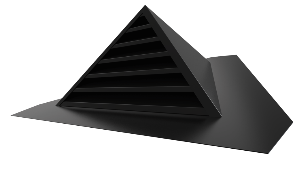 Triangular Roof Air intake vent VMAX-AT2-L/S